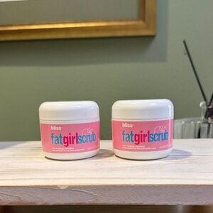 Bliss Fatgirl Scrub Set - Two 2.7 Oz Jars